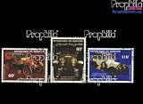 Briefmarken f�r Sammler: Dschibuti 374-376 gestempelt 1983 Autoveteranen