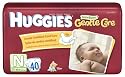 Huggies Newborn Diapers Up to 10 Pounds), 40-Count Packages (Pack of 2)
