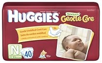 Huggies Newborn Diapers Up to 10 Pounds), 40-Count Packages (Pack of 2)
