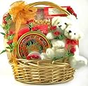 Love Bears All Things Romantic Spa and Gourmet Gift Basket for Women - Great for Valentines Day or Anniversaries