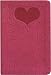 Red Embossed Crackle Heart Writing Journal, Lined pages, 6x8"