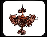 Mouse Pad with decorative, art, design, France, vessel, Europe, ornamental