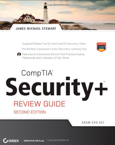 comptia security review guide includes cd exam sy0 301