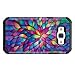 GW Case Compatible for Galaxy On5 [Shock Absorption/Impact Resistant] Hybrid Dual Layer Armor Defender Protective Case Cover for Galaxy On5 (Rainbow Flower)