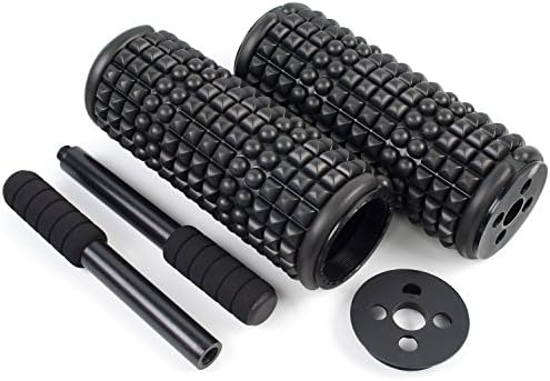 ZenRoller Foam Roller by ZenGuru, Top Rated - SALE - 4 in 1 Multiple Options: 2 Professional 12 inch High Density Exercise Foam Rollers, Deep Tissue Muscle Massager, Ab Roller - LIFETIME MONEY BACK