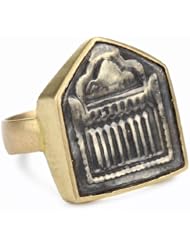 Lena Skadegard "Arcadia" Large Vintage Protective "Seven Sisters" Ring, Size 7