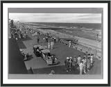 Historic Print (L): Boardwalk and beach, Ocean City, Maryland