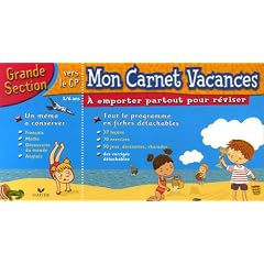 Mon Carnet Vacances Grande Section