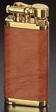 Corona Old Boy Gold Plate With Smooth Briar Wood Pipe Lighter