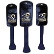 Saint Louis Rams NFL Plush Barrel Headcovers (Set of 3)