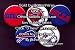 Set of 5 Buffalo Bills Pins 1.25
