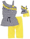 Dollie & Me Girls 7-16 One Shoulder Tunic With Bike Short