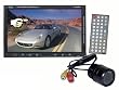 Pyle - 8'' Single DIN TFT Touch Screen DVD/VCD/CD/MP3/MP4/CD-R/USB/SD/AM/FM/RDS Receiver + Flush Mount Rear View Camera w/ 0 Lux Night Vision