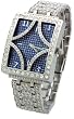 Geneva Elite Hip Hop Watch with Grill Model 2459 S/BL