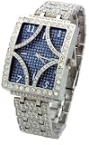 Geneva Elite Hip Hop Watch with Grill Model 2459 S/BL