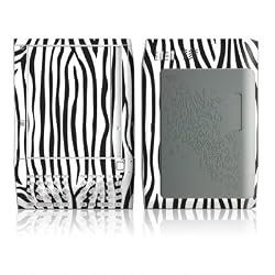 Zebra Stripes Design Protective Decal Skin Sticker for Amazon Kindle E-Book Reader (Version 1.0)
