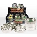 Grind-n-go 4-teiliger Grinder aus Metall mit Magnethalterung