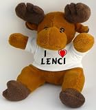 Plush Reindeer (Rudolf) with I love Lenci t-shirt