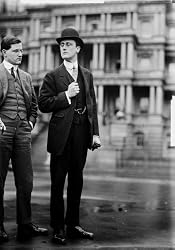 Franklin D. Roosevelt Strikes an Aristocratic Pose, 1913 - Haughty 16x20-inch Photographic Print from the Library of Congress Collection