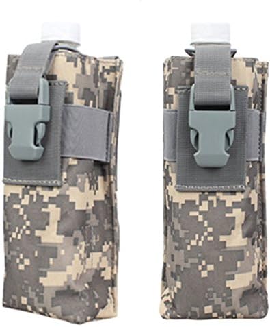 TYoung 1050D Nylon 0.55 L Military Water Bottle Kettle Sleeve / Pouch Holder Tactical Gear Molle Pack for Outdoor Sports - ACU Camouflage