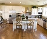 'Modern Kitchen With Hardood Flooring' Wall Decal - Removable Graphic