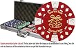 Custom Poker chip Set: Wedding (#2) image & your custom text on both sides of the chips. 500 11.5 gram chip w/case & more.