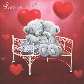 Me To You Valentines Card - Tatty Teddy To My Husband V77QS024