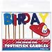 Fire Engine Fun Toothpick Candles 9ct