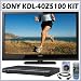 Sony BRAVIA® Z Series KDL-40Z5100 40-Inch 1080p LCD HDTV + DVD Accessory Kit