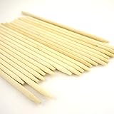 BambooMN Brand - 5mm thick Semi-Point Food Skewers - 6.5" (16.5cm) X 5mm 100pc