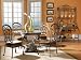 Kitchen & Housewares : Powell Rosemary Dining Table Pedestal 369-410 (Grey/Black) (29