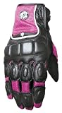 JOE ROCKET LADIES CLEO PINK/BLACK GLOVES! MEDIUM/MD