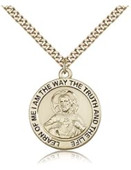 Scapular Medal, Gold Filled