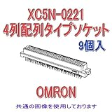 オムロン(OMRON) XC5N-0221 形XC5M 4列配列タイプソケット ティップストレート端子 128極 (9個入) NN