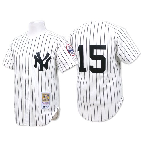 New York Yankees Authentic 1973 Thurman Munson Home Jersey By Mitchell & Ness 48
