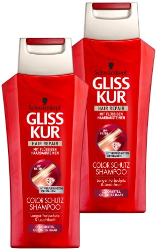 Gliss Kur Shampoo Color Glanz &amp; Schutz 2er Pack 