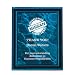 Laser Engraved Acrylic Plaque Blue 7x9