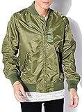 カーキ L (ディーゼルパワー)DIESEL POWER ラグジュアリー ストリート系 ナイロン MA-1 ジャケット メンズ ショート ミリタリー ブルゾン ma1 ma 1 エムエーワン M-65 M65 M 65 N3-B N3B N3 Bフライトジャケット パイロットジャケット フィールドジャケット ミリタリージャケット ミリタリーコート モッズコート モッズ 春 夏 秋 冬 DSP19923