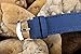 Uniprod Fashion Men's Quartz Stainless Steel Week,Date Display Military Watch With Nylon Blue Canvas Band
