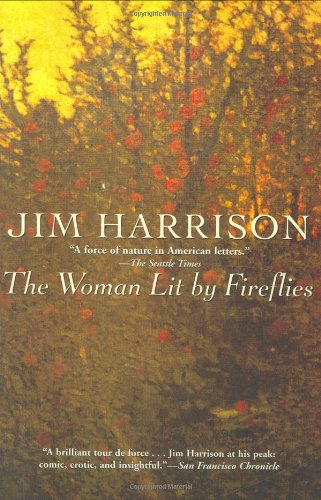 the woman lit by fireflies