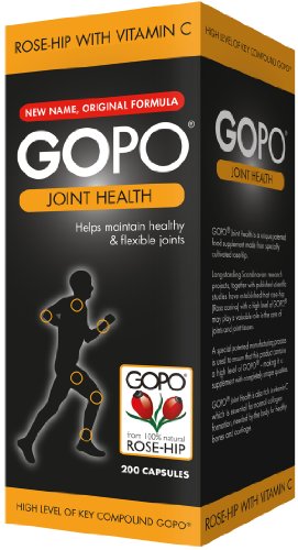 Gopo Rose Hip Joint Health Vitamin C Capsules - Pack of 200