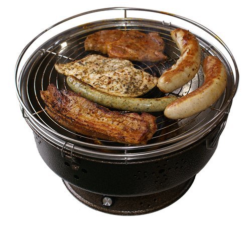 Grill & Chill Holzkohlegrill / Tischgrill, Ø 36cm, Farbe: Schwarz Reviews