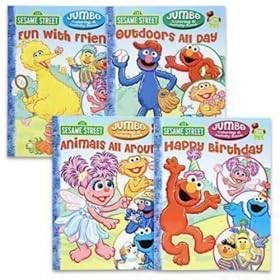 Coloring Book 96 Pages Sesame Street English Case Pack 72