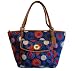Coach Polka Dot Print Diaper Computer Large Leah Zip Tote Handbag 14666