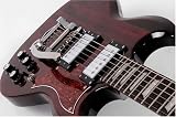 Produkt-Bild: E-Gitarre SG by "LE MARQUIS N.Y." LM-SGB-WR mit original Bigsby