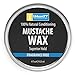 100% Natural Mustache Wax For Men - BIG 4OZ VALUE SIZE! Keep You Stache Firm And Healthy With The Best 100% Natural Superior Hold Mustache Wax By UrbanXY For Men.