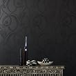Graham and Brown 17298 Muse Wallpaper, Black