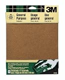 3M 9003NA Aluminum Oxide Sandpaper, 9-Inch x 11-Inch, Coarse