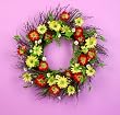 Mountain Flowers Silk Wreath (20 Inch)