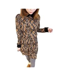 A-line Polyester Long Sleeves Fall Floral Print  Dress